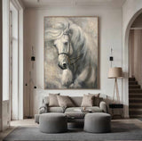 horse oil painting Horse Oil Painting animal wall art Horse Wall Art Personalized Gifts