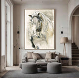 horse oil painting Horse Oil Painting animal wall art Horse Wall Art Personalized Gifts