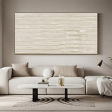 Beige Wabi-Sabi wall art Beige Abstract art Beige Minimalist Canvas Art 