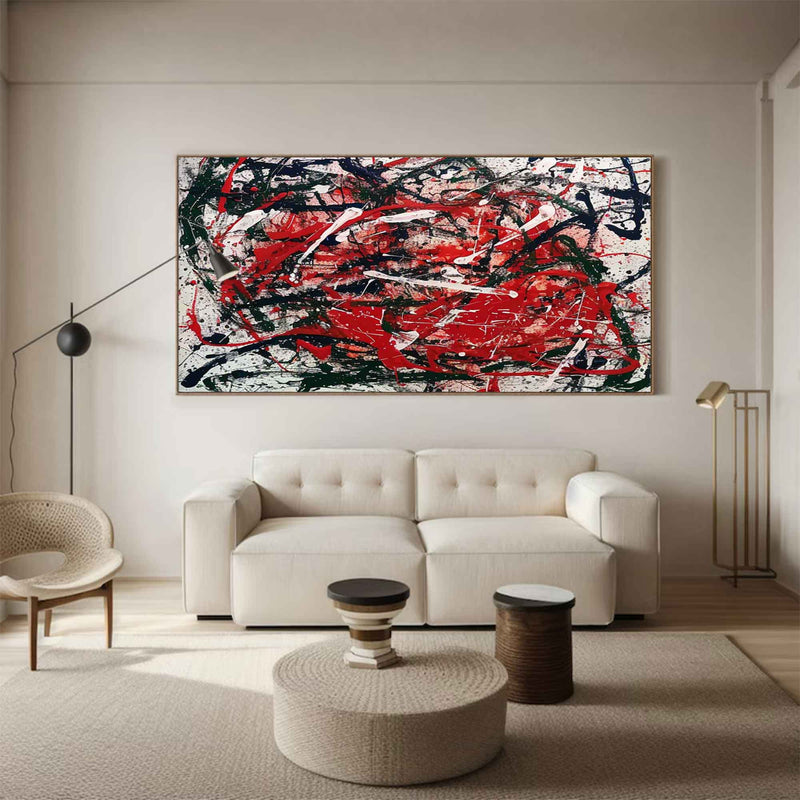 Pollock style art #H011