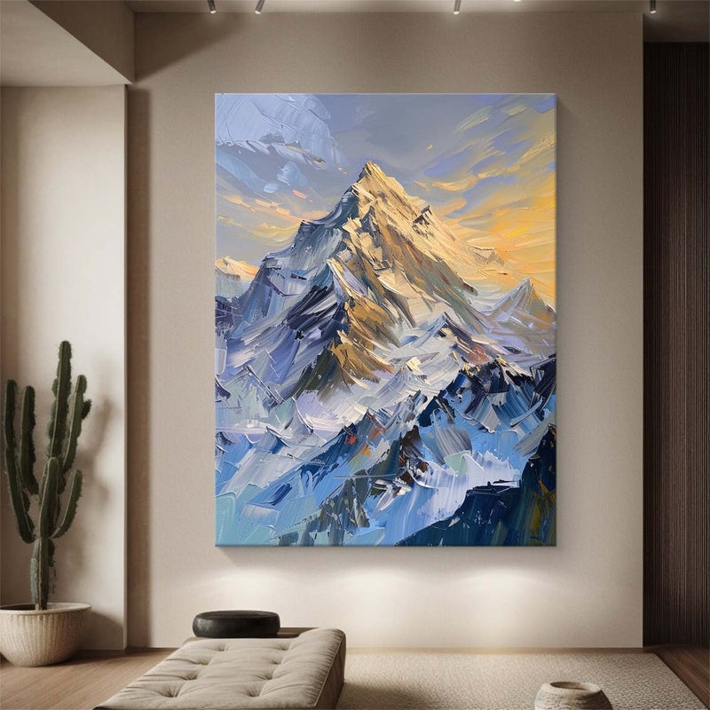 mountain painting mountain landscape art mountain artwork painting of the mountains  