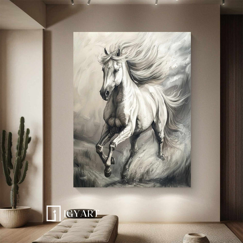 horse oil painting Horse Oil Painting animal wall art Horse Wall Art Personalized Gifts