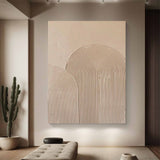 Beige Wall Decor Beige Wall Art Beige Textured Wall Art Beige 3D Wall Art Beige Minimalist Art