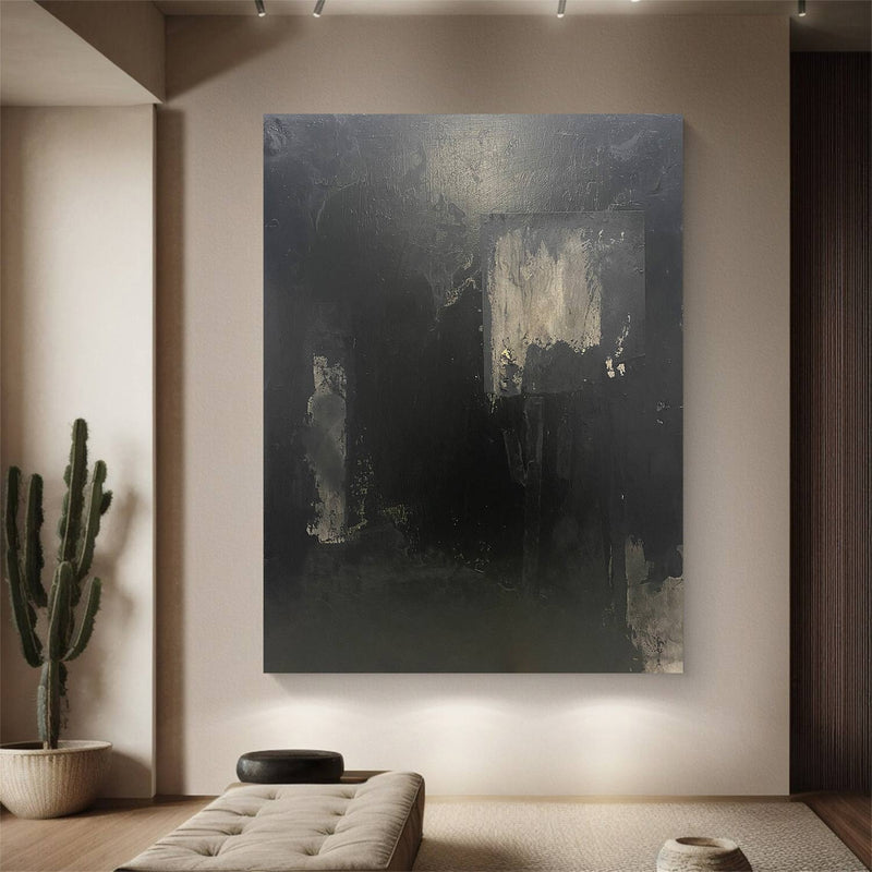 Black Wall Decor Gifts Black Wall Art Gifts Black Minimalist Art Black Textured Art Black Abstract Art