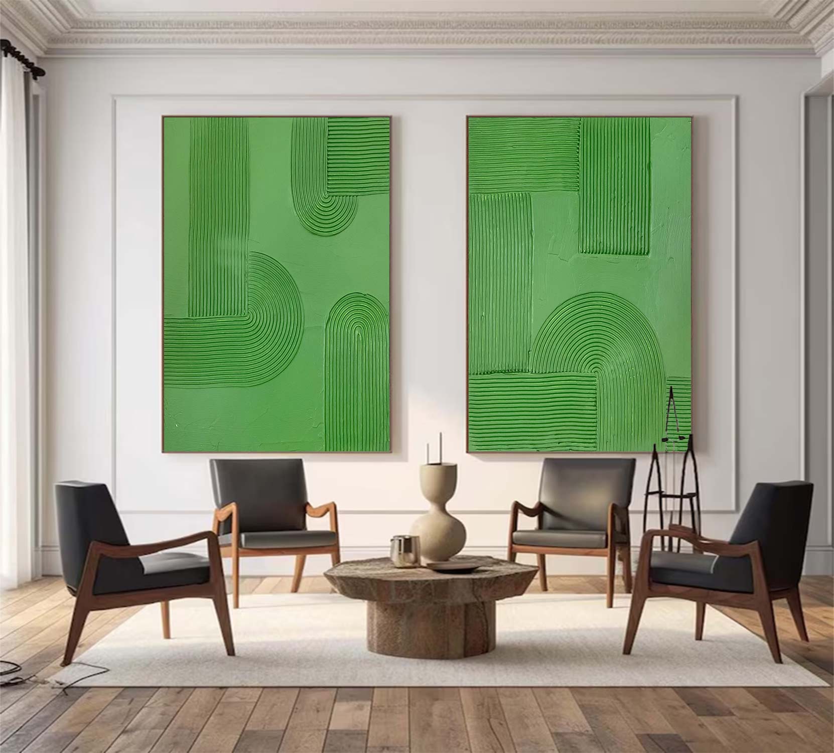 Set of 2 wall art #S020