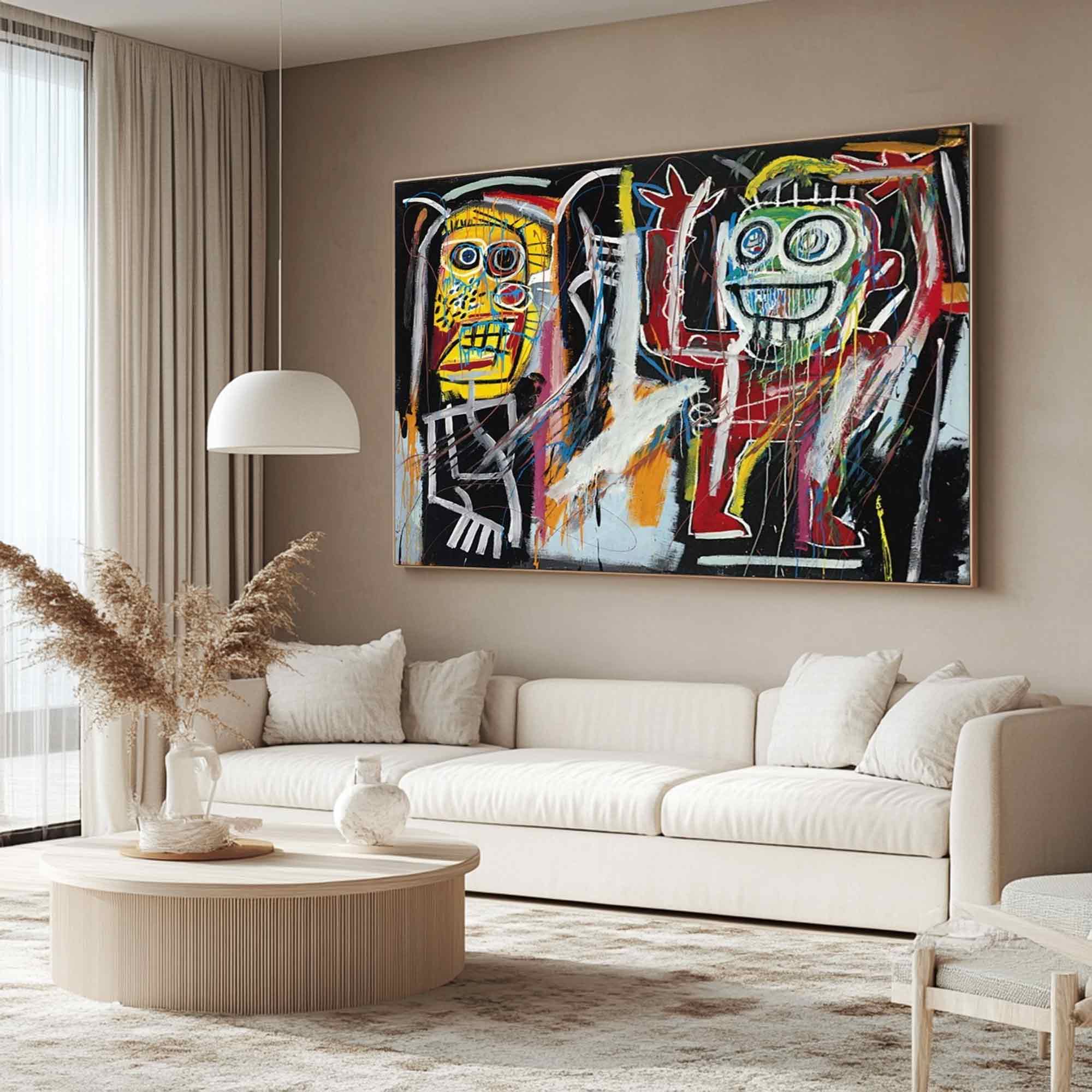 Street Graffiti painting Modern Graffiti Style Art Red Pop Art