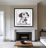Collage art painting animal collage art children's room decor painting