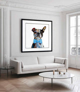Animal collage art Collage art painting children's room decor painting