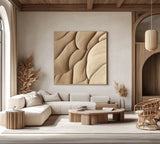 Geometric Wood Wall Art Wood carving wall art Sculptured art Painting