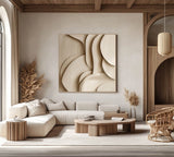 Geometric Wood Wall Art Wood carving wall art Sculptured art Painting
