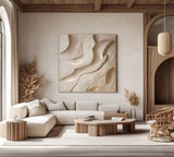 Sculptured art Painting Wooden wall decor sculpture Textured Wall Decor