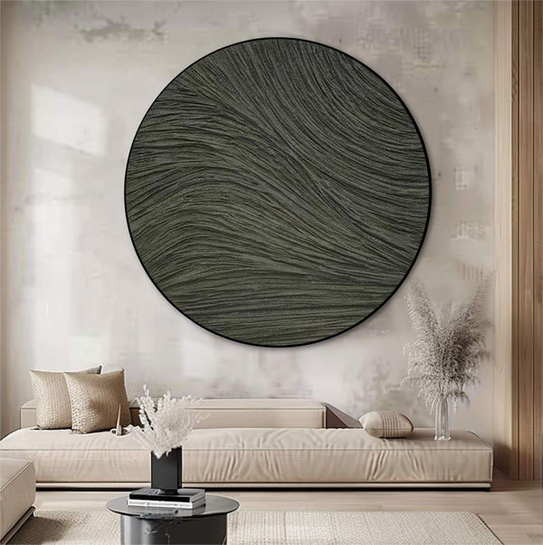 Circular painting #C018