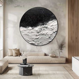 Circular painting #C008