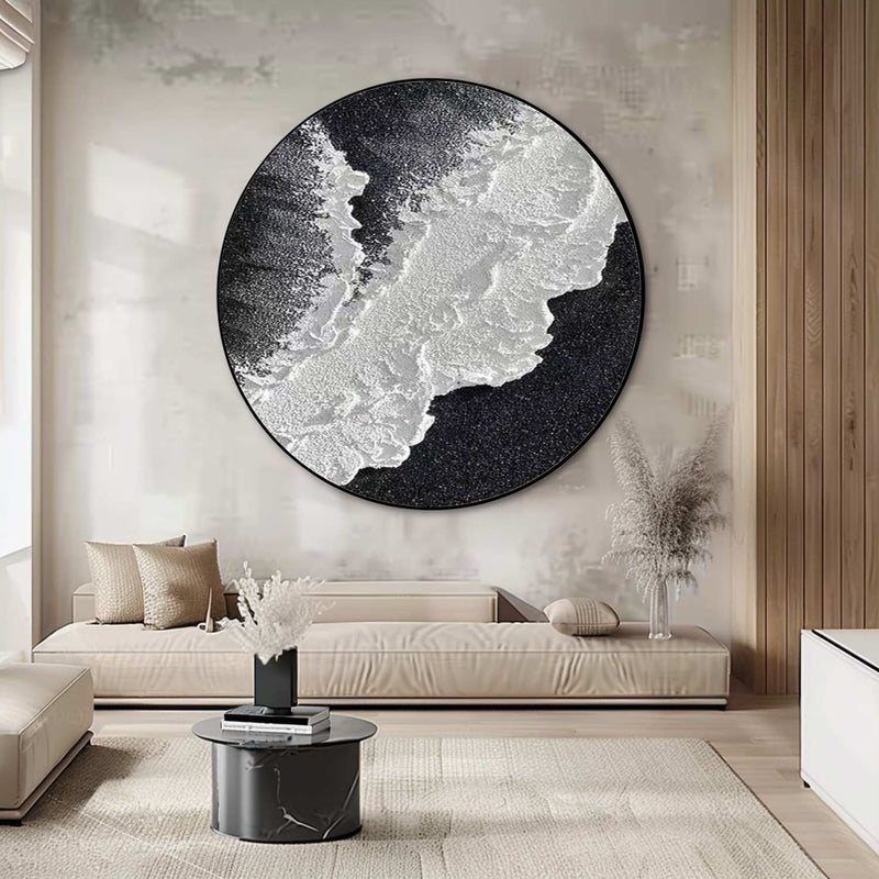 Circular painting #C009