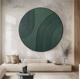 Circular painting #C017