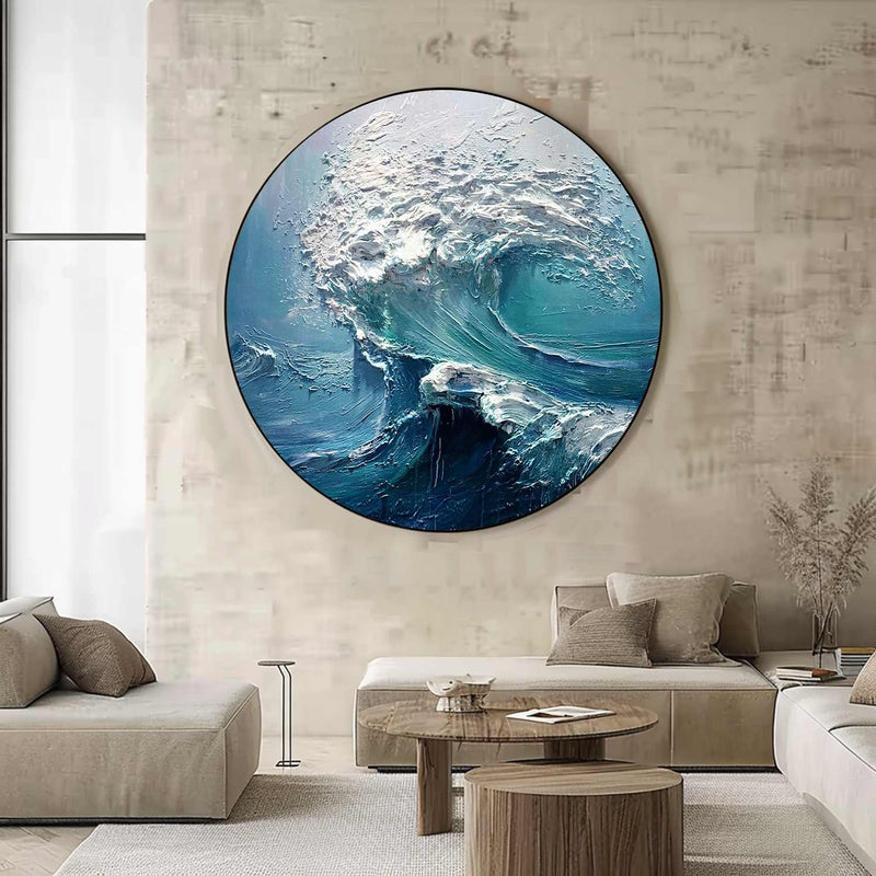 Circular painting #C025