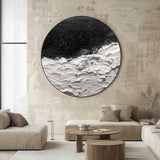 Circular painting #C008