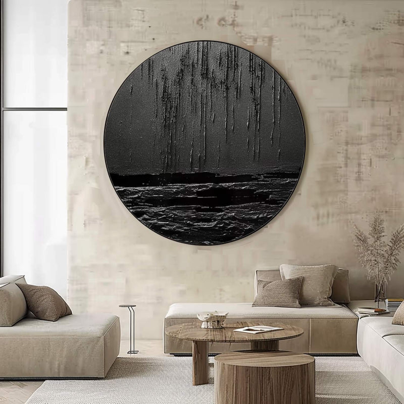 Circular painting #C003