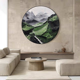 Circular painting #C014