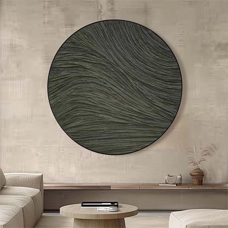 Circular painting #C018