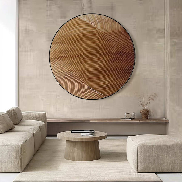 Circular painting #C022