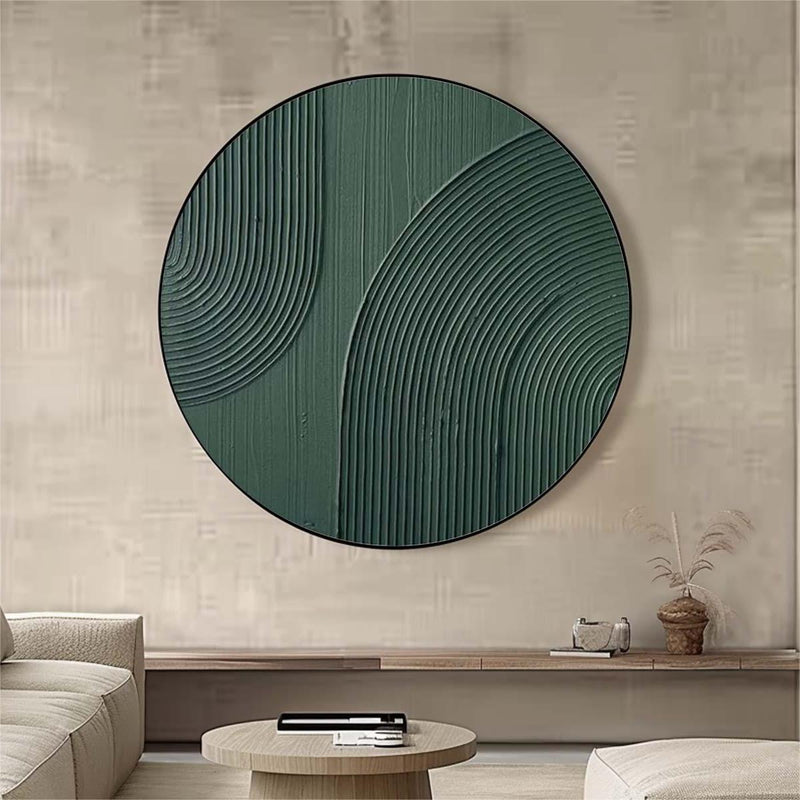 Circular painting #C017