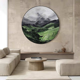 Circular painting #C013