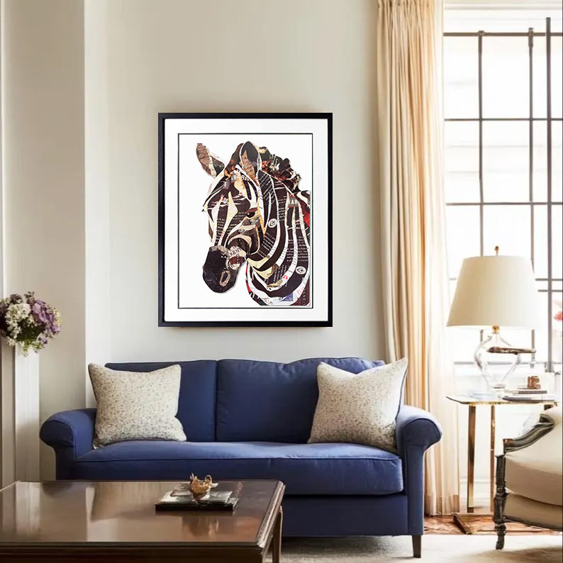 Zebra Wall Decor Zebra Animal Portraits Wall Decor Wildlife Wall Art
