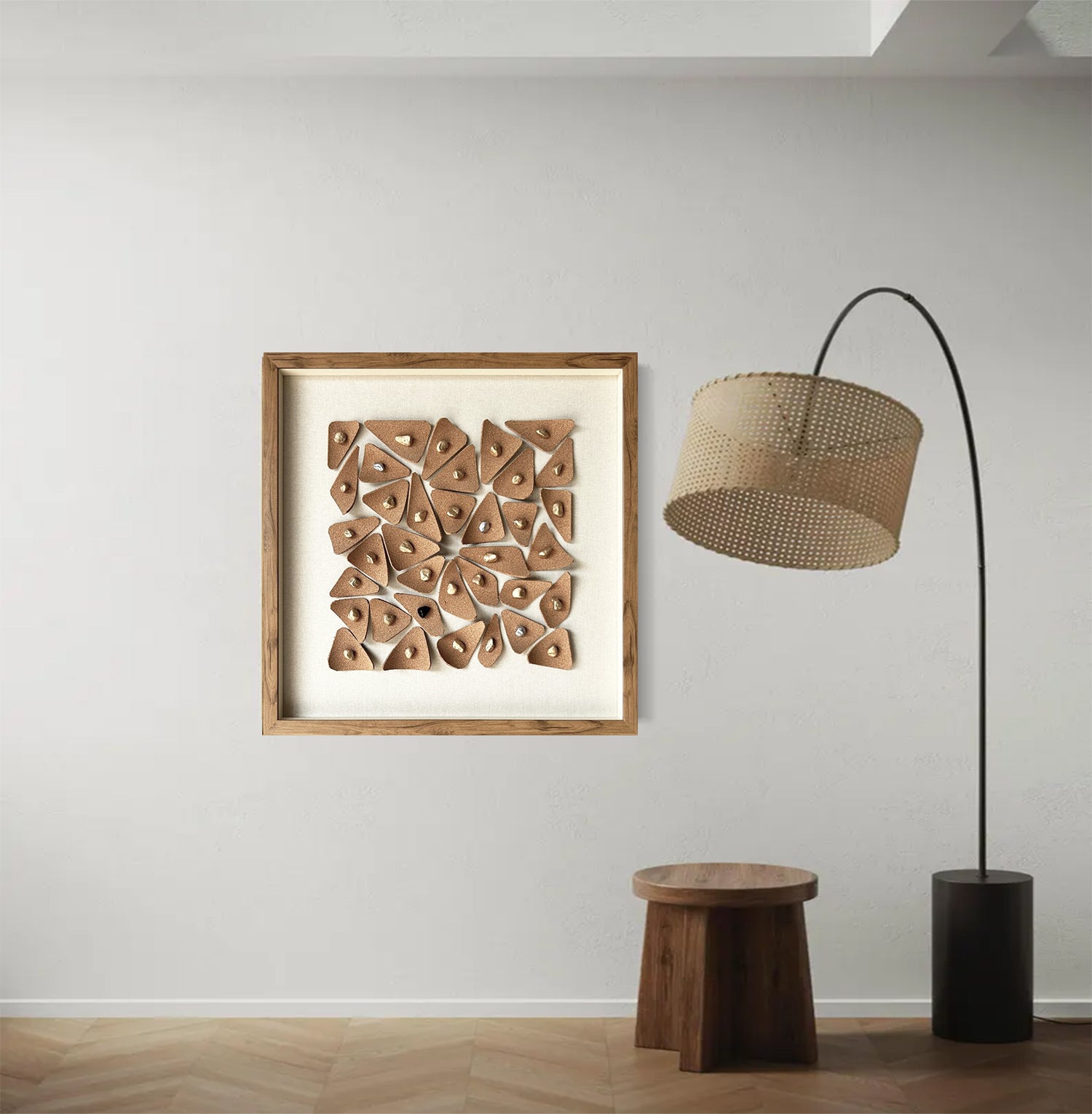 stone decor painting Real wall decor art leather wall decor painting