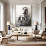 horse oil painting Horse Oil Painting animal wall art Horse Wall Art Personalized Gifts