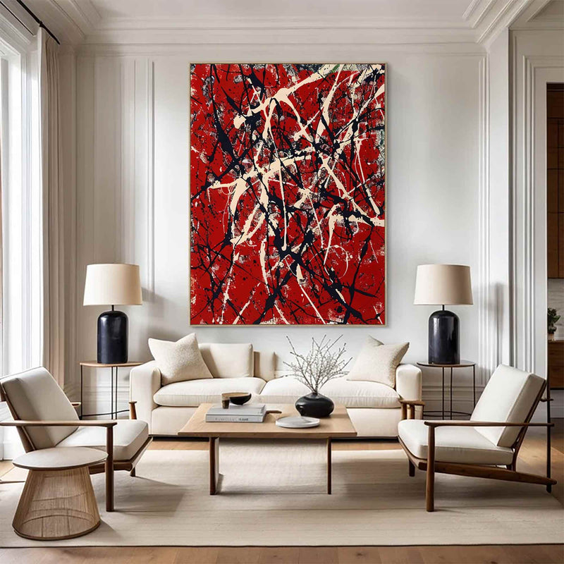 Pollock style art #S008