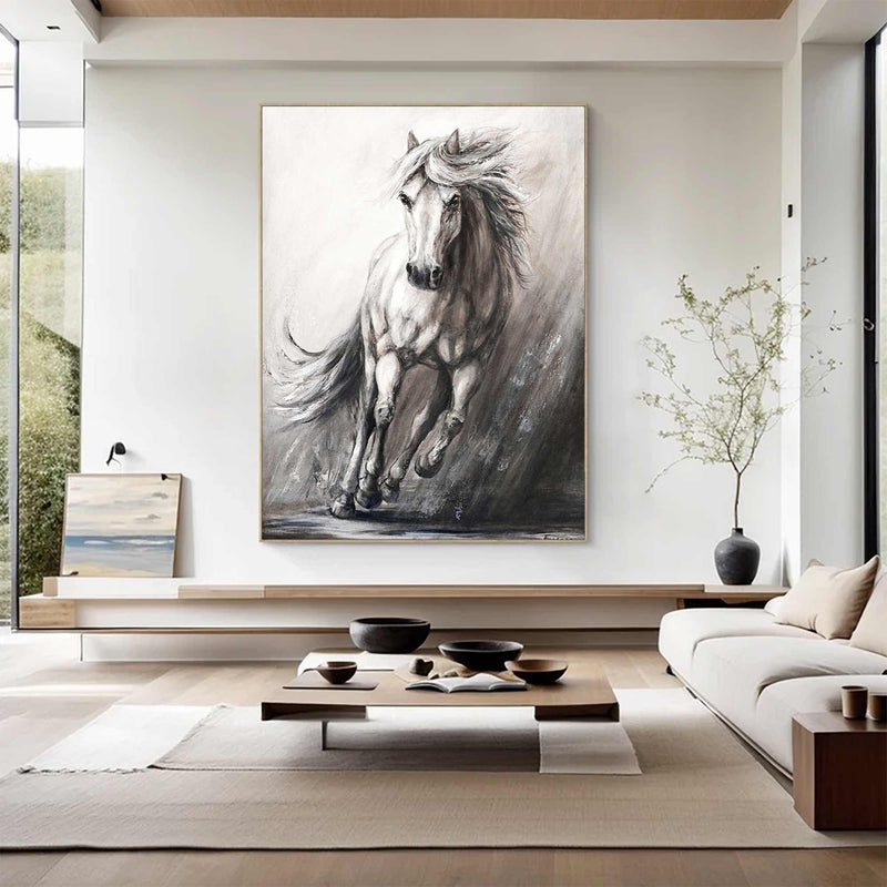 horse oil painting Horse Oil Painting animal wall art Horse Wall Art Personalized Gifts