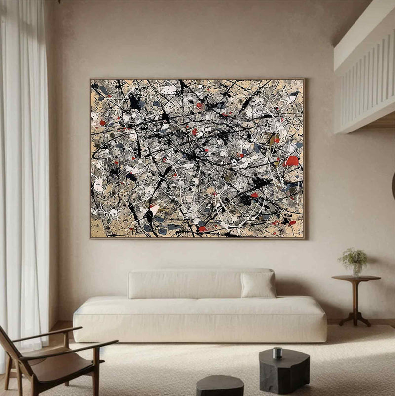 Pollock style art #H002