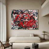 Pollock style art #H011