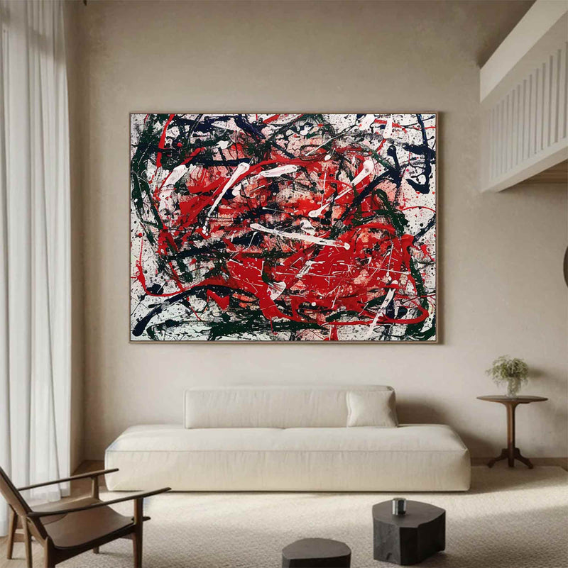 Pollock style art #H011