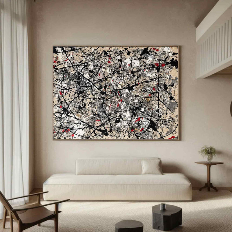 Pollock style art #H004