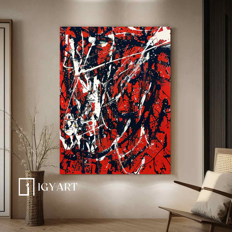 Pollock style art #S007