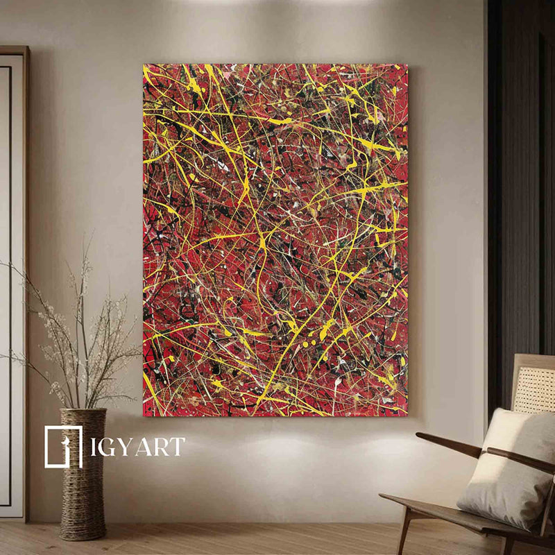 Pollock style art #S009