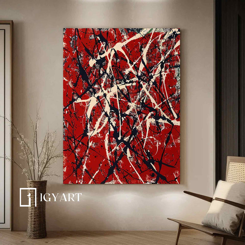 Pollock style art #S008