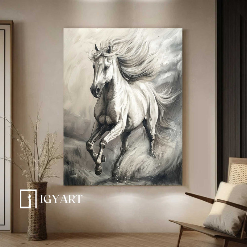 horse oil painting Horse Oil Painting animal wall art Horse Wall Art Personalized Gifts