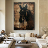 brown horse painting Animal Painting horse head painting Horse oil painting brown horse head painting