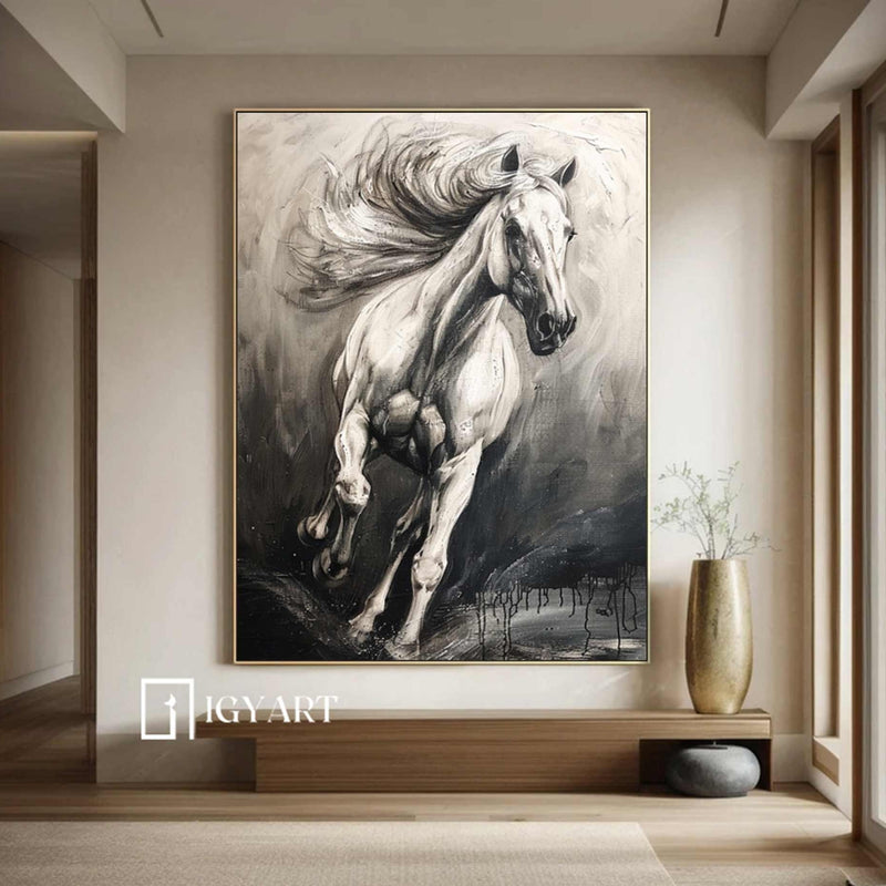 horse oil painting Horse Oil Painting animal wall art Horse Wall Art Personalized Gifts