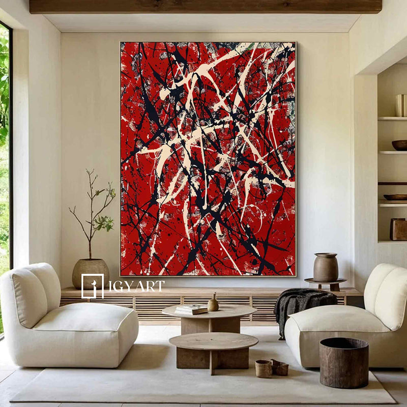 Pollock style art #S008