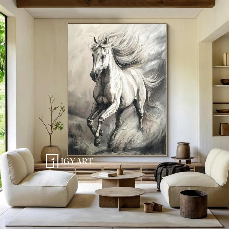 horse oil painting Horse Oil Painting animal wall art Horse Wall Art Personalized Gifts