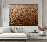 brown Sculptured art Painting Wood carving wall art Art sculpture Abstract 3D Textured Wall Art