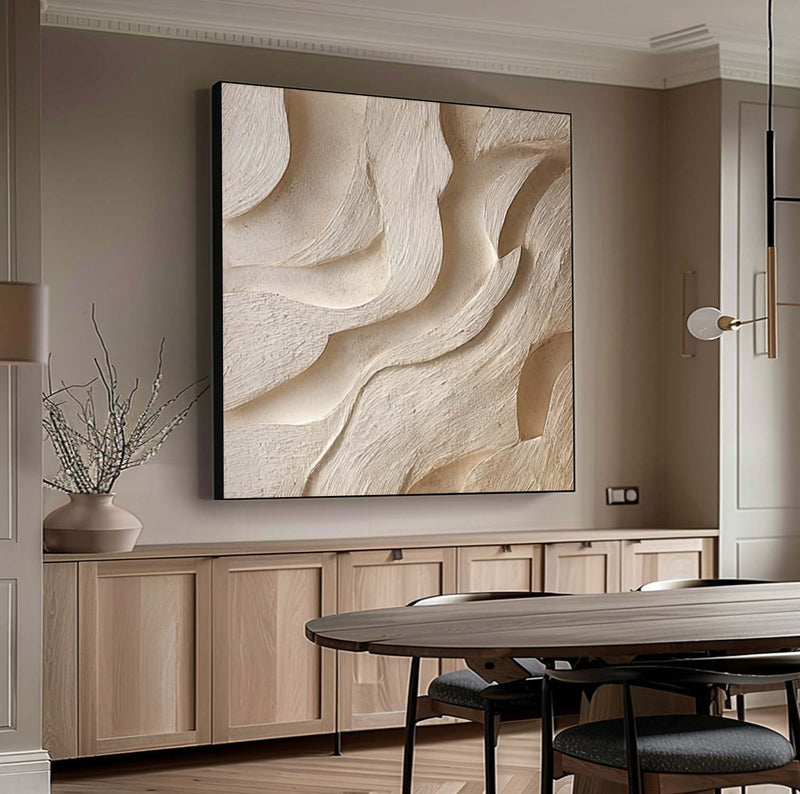 Sculptured art Painting Wooden wall decor sculpture Textured Wall Decor