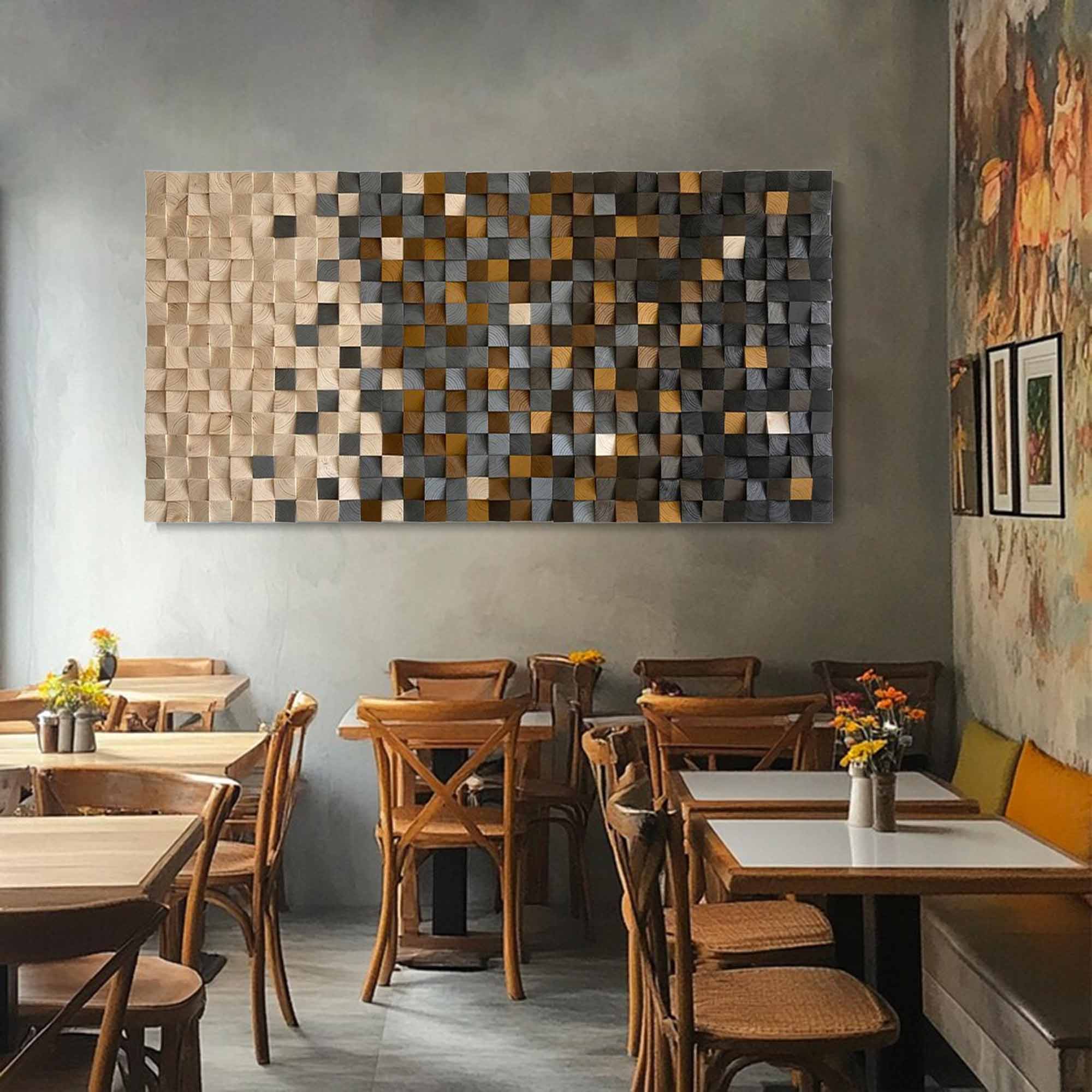wood texture wall decor painting wood sculpture wall art wood painting