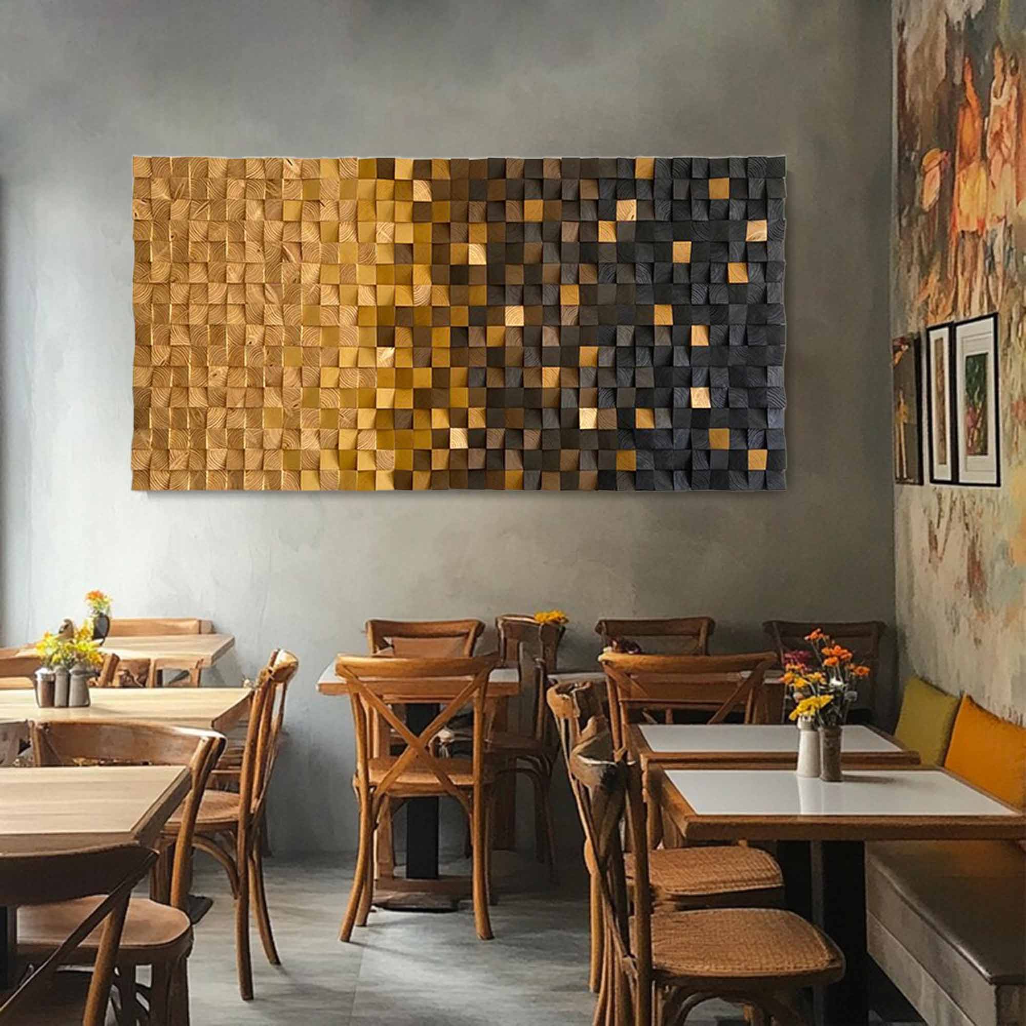 wood texture wall decor painting wood sculpture wall art wood painting