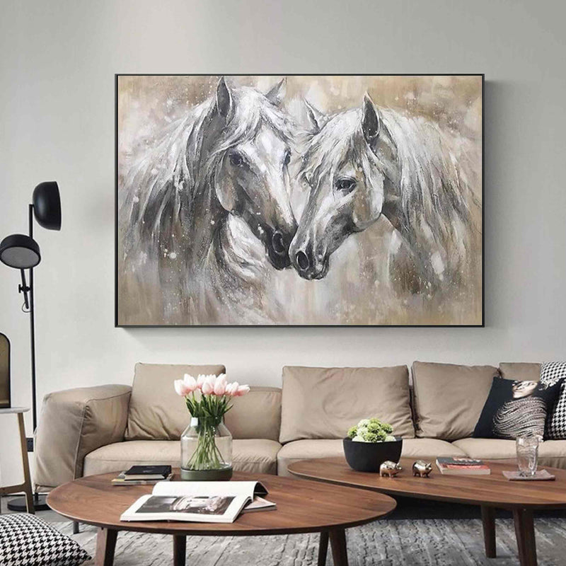 horse oil painting Horse Oil Painting animal wall art Horse Wall Art Personalized Gifts