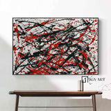 Pollock style art #H012